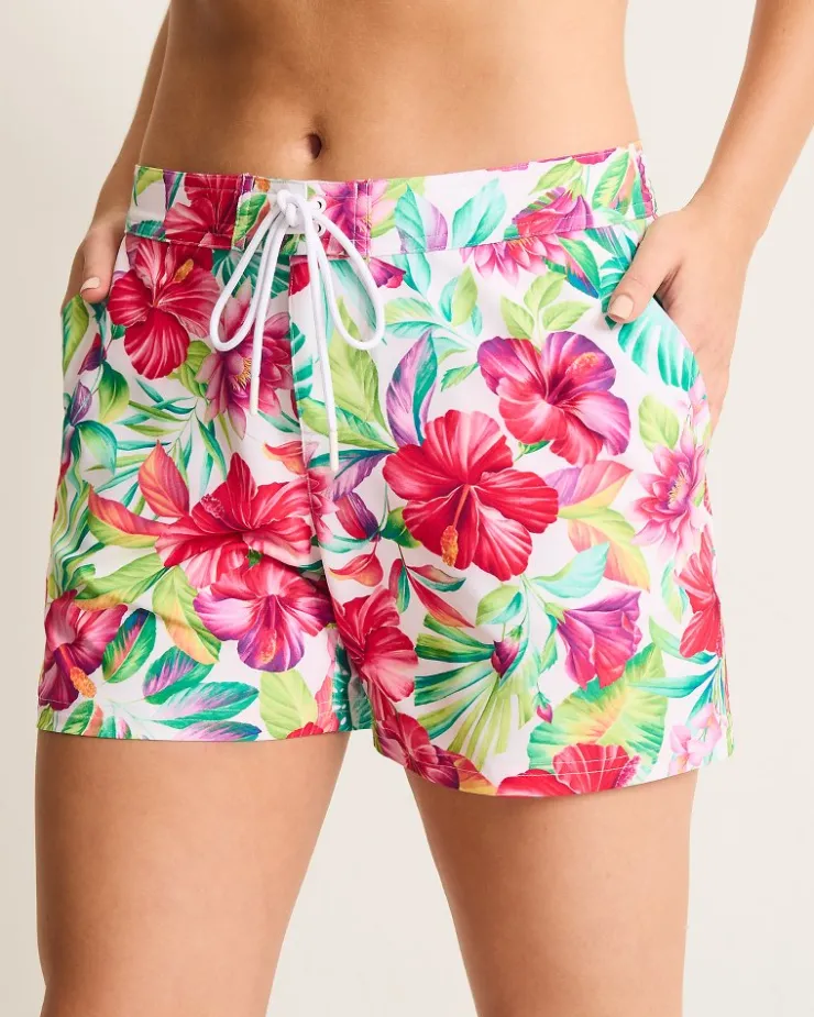 Tommy Bahama Fiesta Floral Beach Shorts-Women Beach Coverups|Shorts