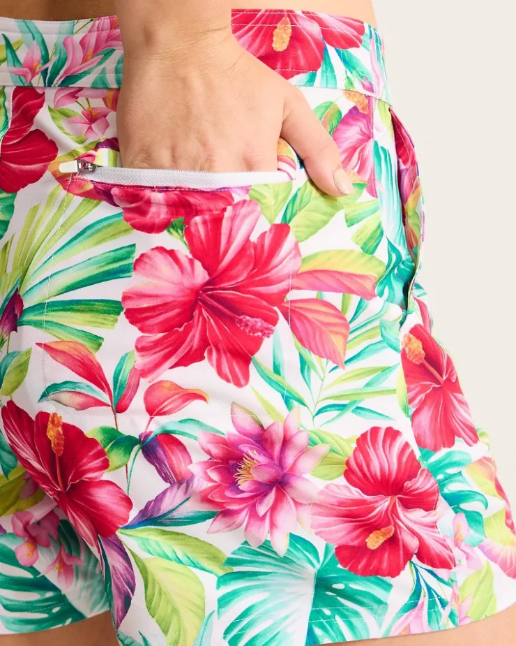 Tommy Bahama Fiesta Floral Beach Shorts-Women Beach Coverups|Shorts