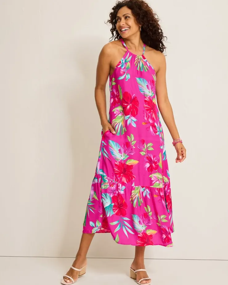 Tommy Bahama Fiesta Floral Coverup Dress-Women Beach Coverups|Dresses