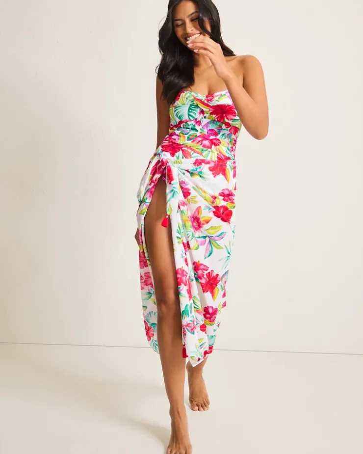 Tommy Bahama Fiesta Floral Pareo-Women Beach Coverups