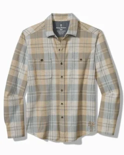 Tommy Bahama Fireside Modesto Stretch Flannel Shirt- Shirts