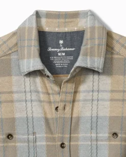 Tommy Bahama Fireside Modesto Stretch Flannel Shirt- Shirts
