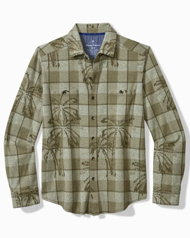 Tommy Bahama Fireside Palm Springs Stretch Flannel Shirt- Shirts
