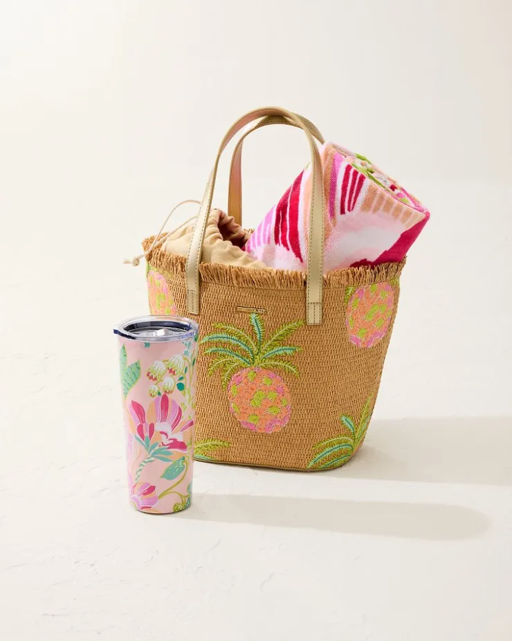 Tommy Bahama Flamingo Pineapple 22-oz. Tumbler- Drinkware & Bar|Outdoor Accessories