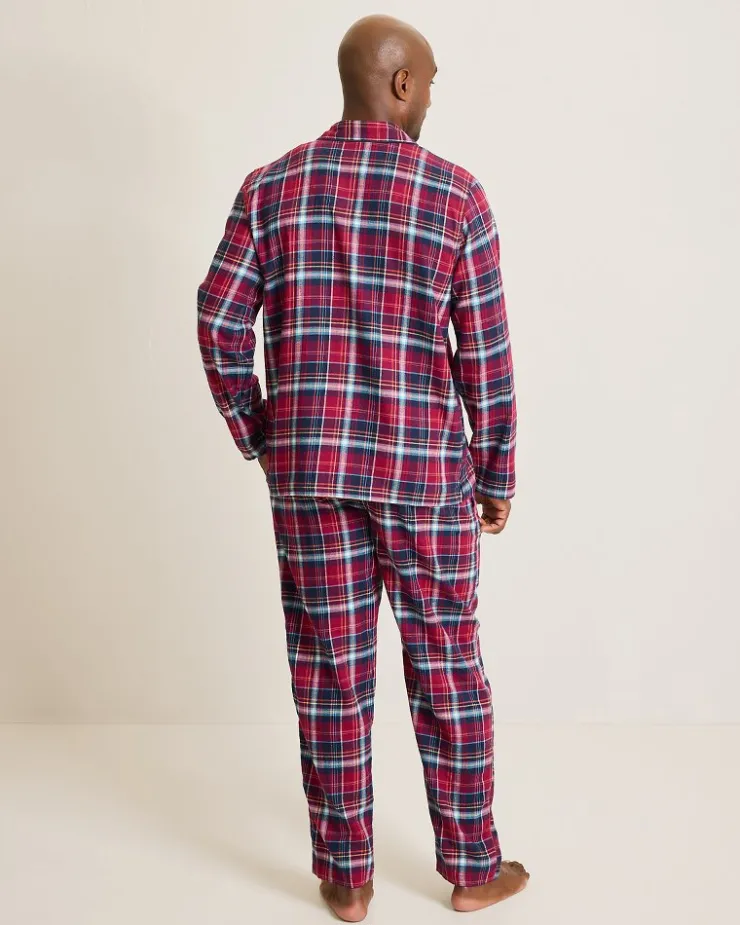 Tommy Bahama Flannel Long Sleeve & Pants Pajama Set- Loungewear & Pajamas