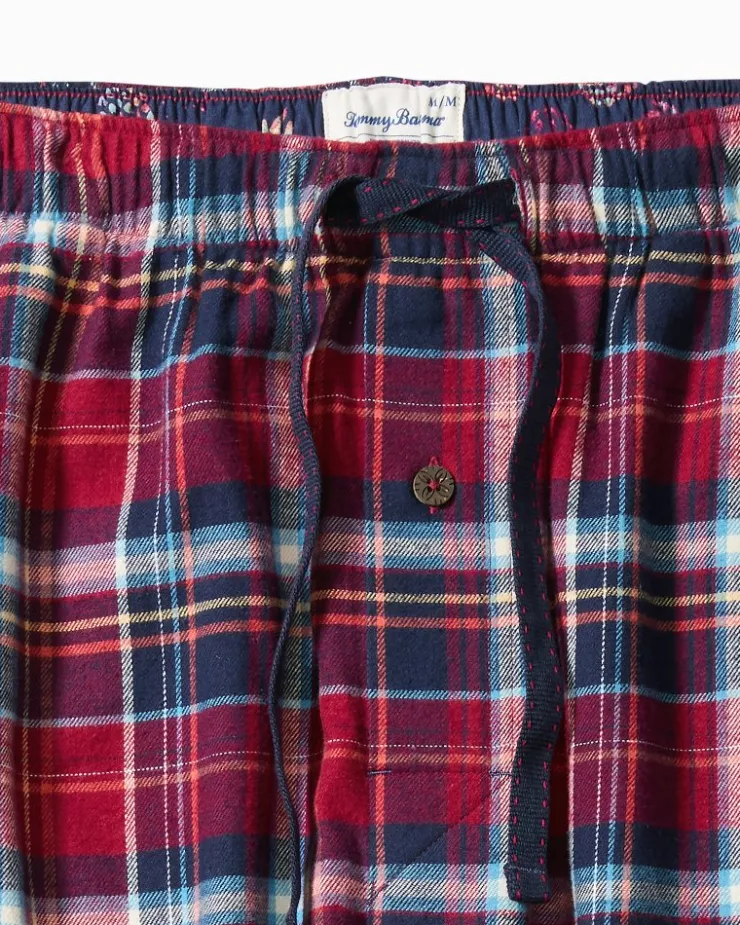 Tommy Bahama Flannel Plaid Pajama Pants- Loungewear & Pajamas