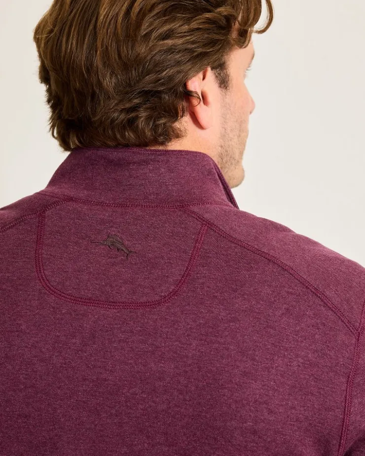 Tommy Bahama Flip Coast Reversible Half-Zip Sweatshirt- Sweatshirts