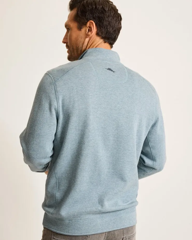 Tommy Bahama Flip Coast Reversible Snap Mock Sweatshirt- Sweatshirts