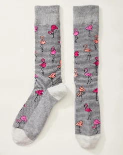 Tommy Bahama Flock N' Roll Socks- Socks