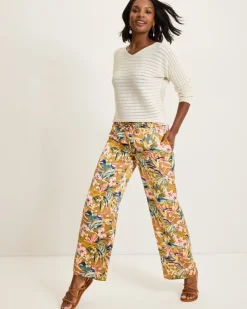 Tommy Bahama Flora Amora Satin Pants-Women Pants & Crops