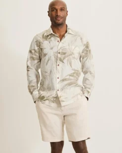 Tommy Bahama Flora Oasis Long-Sleeve Linen Shirt- Shirts