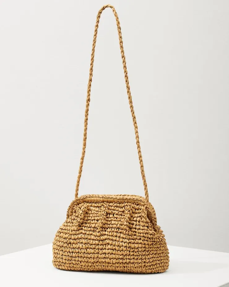Tommy Bahama Frame Raffia Clutch-Women Handbags & Clutches