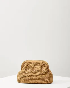 Tommy Bahama Frame Raffia Clutch-Women Handbags & Clutches