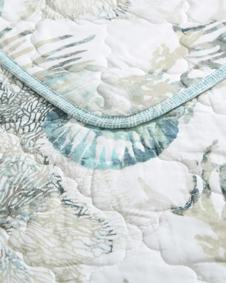 Tommy Bahama Freeport 3-Piece Full/Queen Quilt Set- Quilts & Blankets