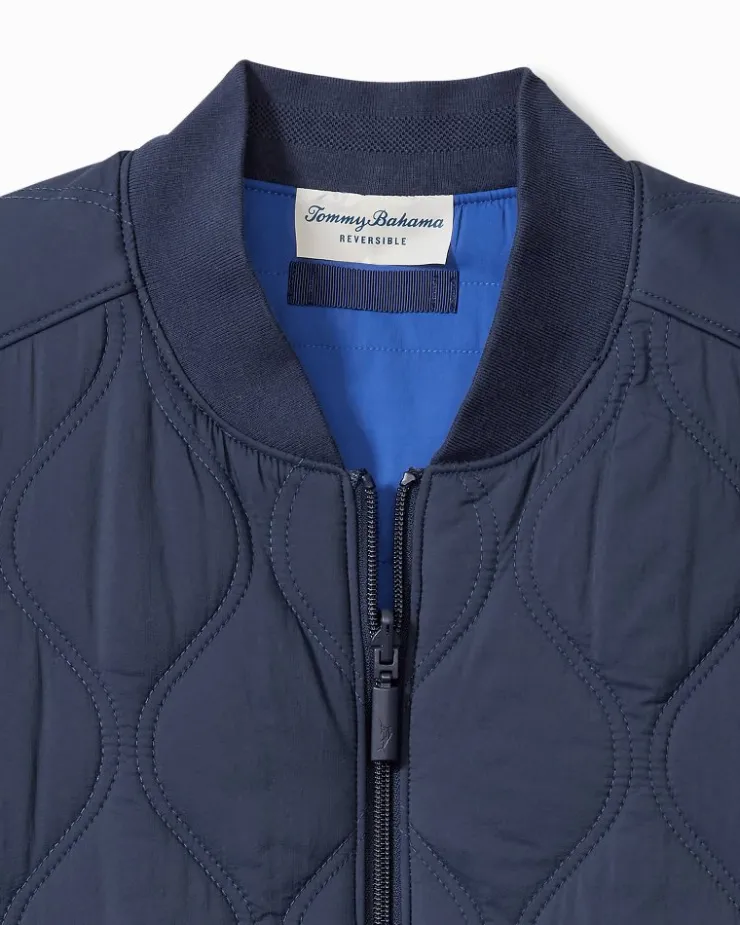 Tommy Bahama Fresno Flip Reversible Vest- Jackets & Outerwear