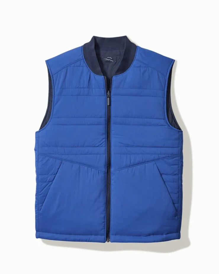 Tommy Bahama Fresno Flip Reversible Vest- Jackets & Outerwear