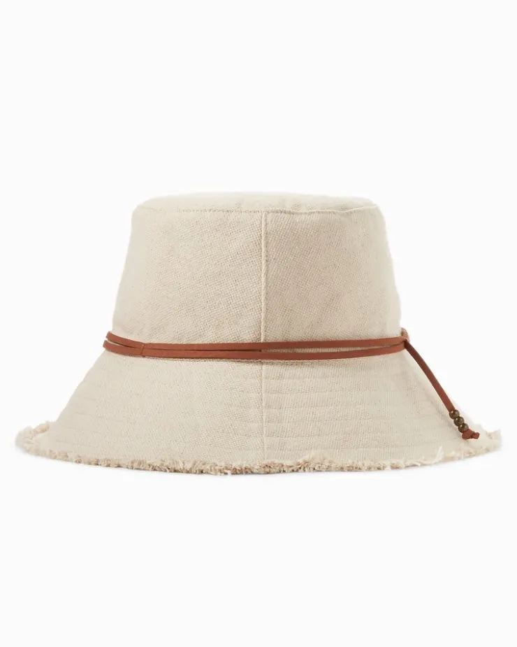 Tommy Bahama Fringed Bucket Hat-Women Hats & Caps