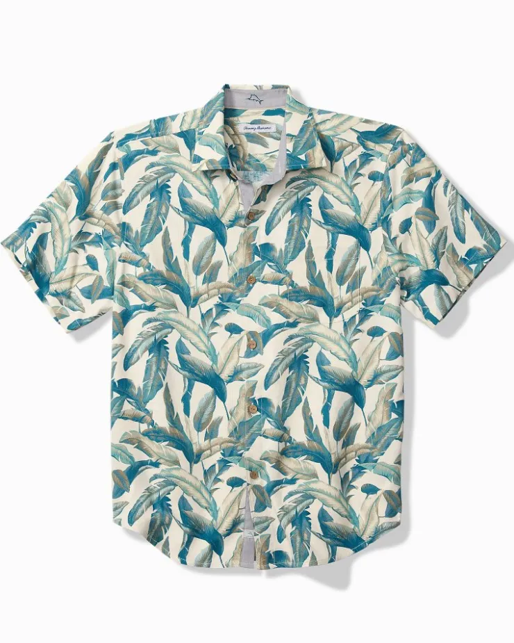 Tommy Bahama Frond Valley Silk Camp Shirt- Shirts