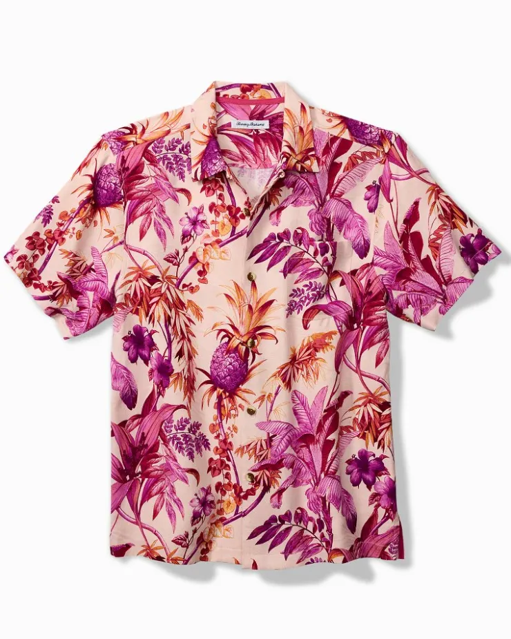 Tommy Bahama Garden of Hope and Courage Silk Camp Shirt- Shirts