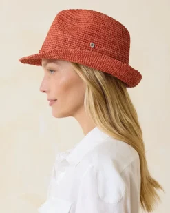 Tommy Bahama Gigi Crochet Raffia Hat-Women Hats & Caps