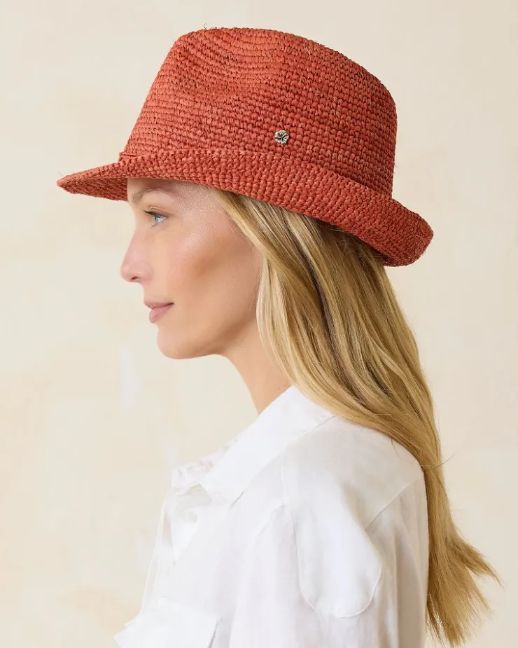 Tommy Bahama Gigi Crochet Raffia Hat-Women Hats & Caps