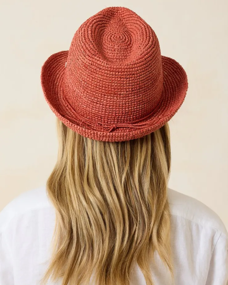 Tommy Bahama Gigi Crochet Raffia Hat-Women Hats & Caps