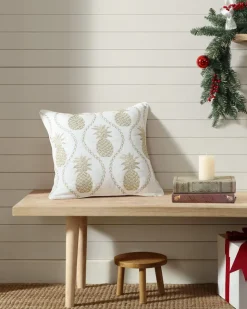 Tommy Bahama en Pineapples Embroidered Decorative Pillow- Pillows & Shams