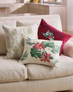 Tommy Bahama en Pineapples Embroidered Decorative Pillow- Pillows & Shams