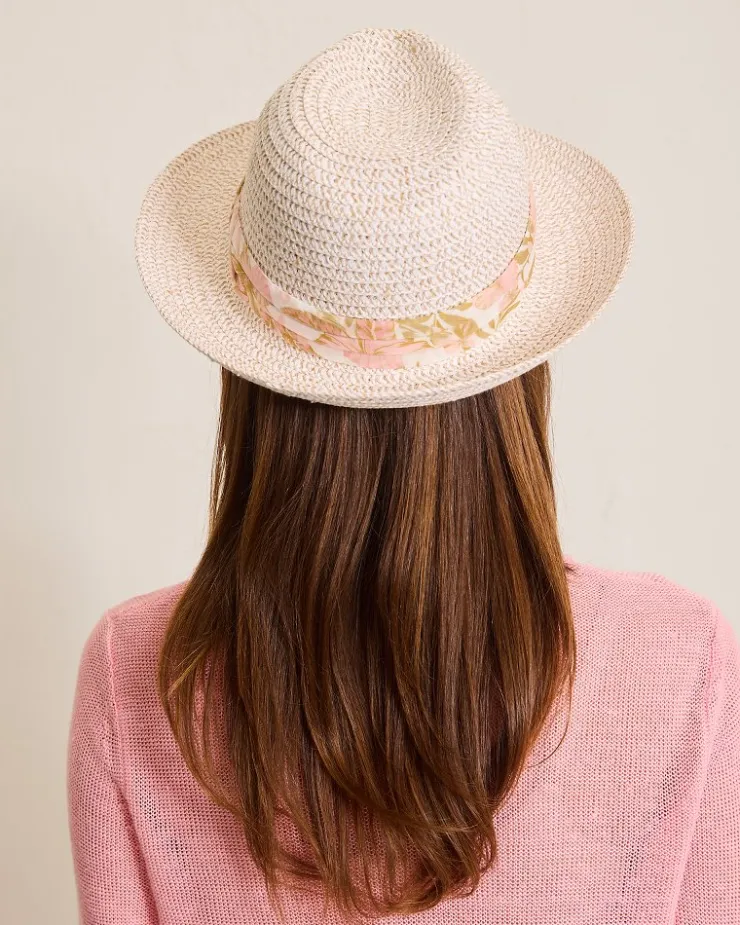 Tommy Bahama Gracetown Fedora Hat-Women Hats & Caps