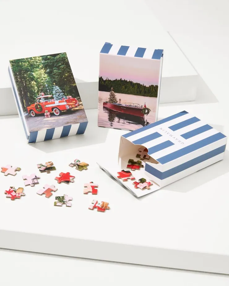 Tommy Bahama Gray Malin's The Holiday 3-in-1 Puzzle Set- Books & Games