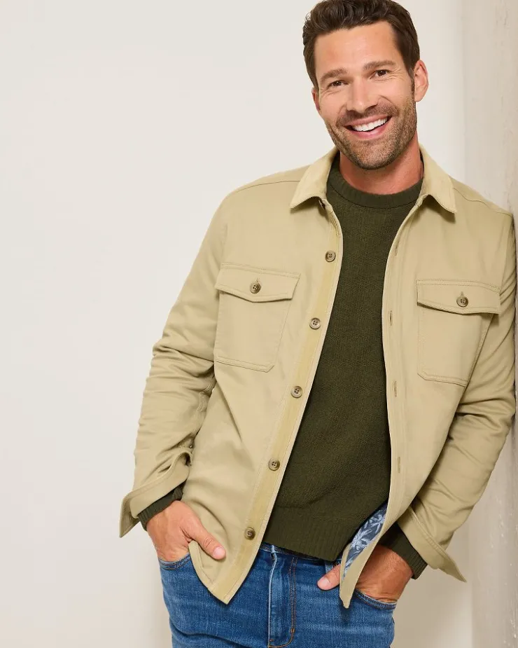 Tommy Bahama Harbor Point Shirt Jacket- Jackets & Outerwear|Shirts