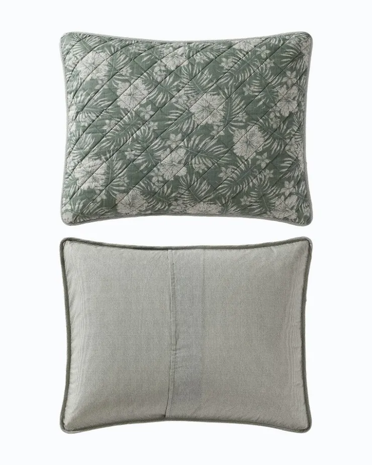 Tommy Bahama Hibiscus Reversible 3-Piece Full/Queen Quilt Set- Quilts & Blankets