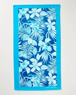Tommy Bahama High Tide Hangout & Island Cays Blooms Beach Towels — Set of 2- Beach Accessories|Beach Towels