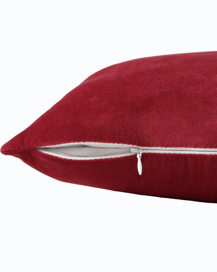 Tommy Bahama Holiday Marlin Velvet Embroide Decorative Pillow- Pillows & Shams