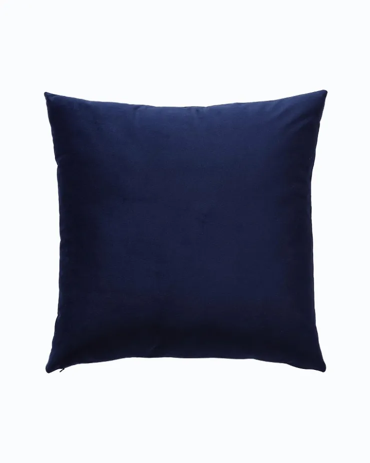 Tommy Bahama Holiday Retriever Velvet Decorative Pillow- Pillows & Shams