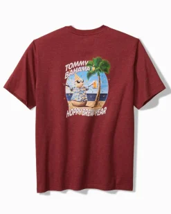 Tommy Bahama Hoppy Brew Year Graphic T-Shirt- T-Shirts