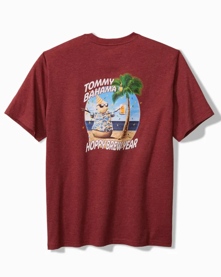 Tommy Bahama Hoppy Brew Year Graphic T-Shirt- T-Shirts
