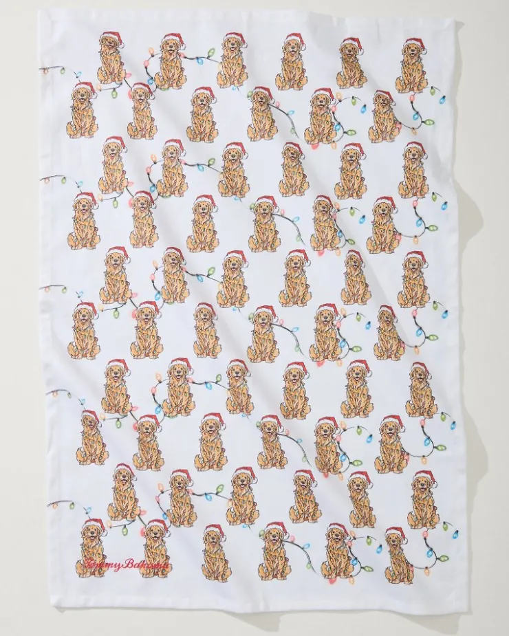 Tommy Bahama Huladay Retriever Bar Towel- Drinkware & Bar