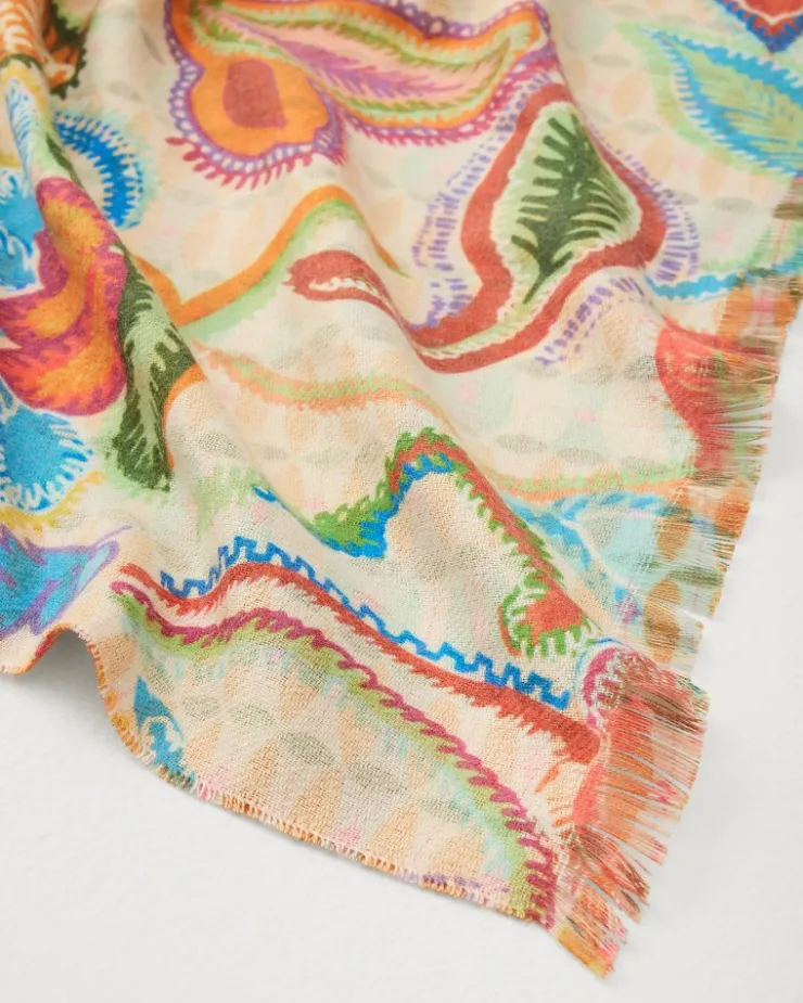 Tommy Bahama Hypnotic Garden Double Face Scarf-Women Scarves & Wraps