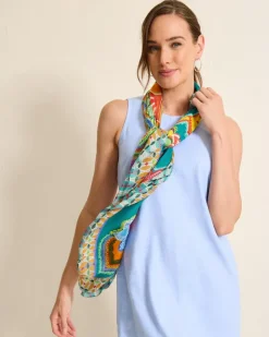 Tommy Bahama Hypnotic Garden Square Scarf-Women Scarves & Wraps