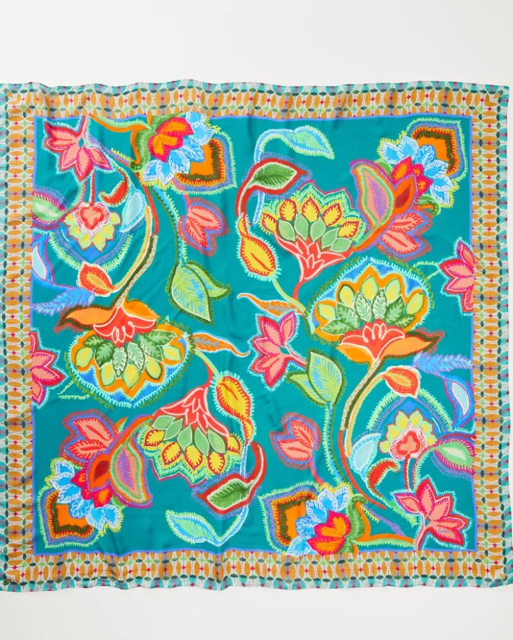Tommy Bahama Hypnotic Garden Square Scarf-Women Scarves & Wraps