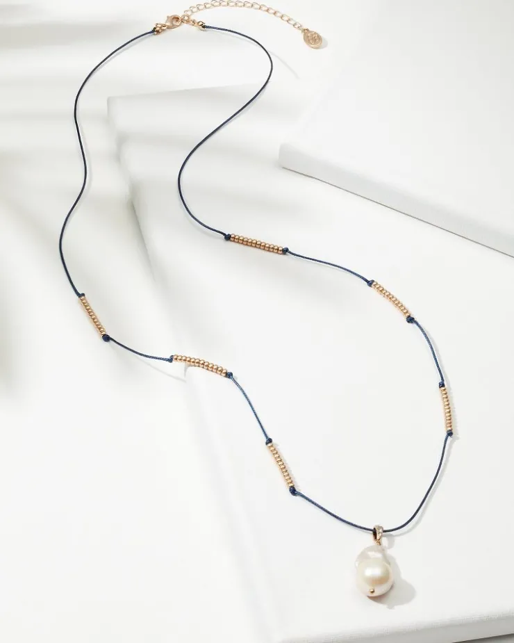 Tommy Bahama Indigo Bay Freshwater Pearl Pendant Necklace-Women Jewelry