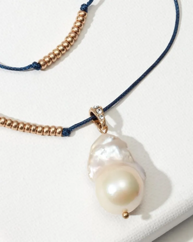 Tommy Bahama Indigo Bay Freshwater Pearl Pendant Necklace-Women Jewelry