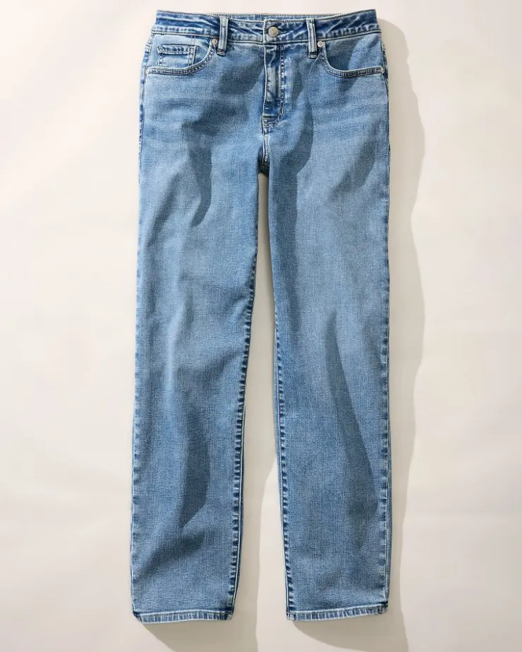 Tommy Bahama Indigo Palms™ High-Rise Straight-Leg Jeans-Women Pants & Crops|Jeans