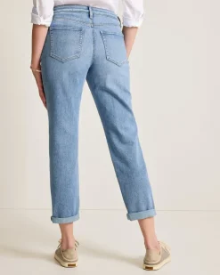 Tommy Bahama Indigo Palms™ Mid-Rise Slim Boyfriend Jeans-Women Pants & Crops|Jeans