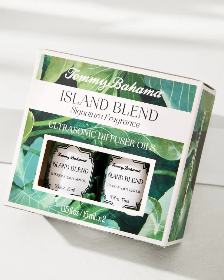 Tommy Bahama Ceramic Pineapple Diffuser Oil Refill Set- Candles & Diffusers