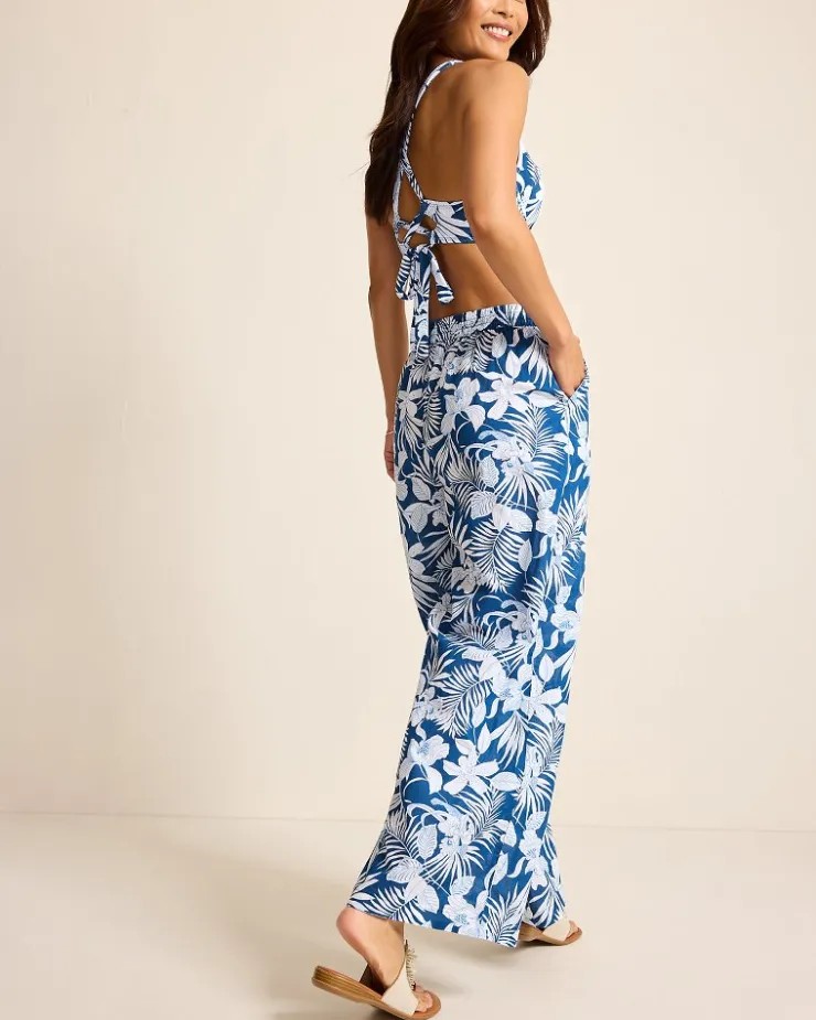 Tommy Bahama Island Blooms Drawstring Beach Pants-Women Pants & Crops|Beach Coverups