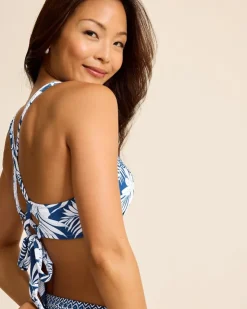 Tommy Bahama Island Cays Blooms Underwire Crossback Bikini Top-Women Bikini Tops