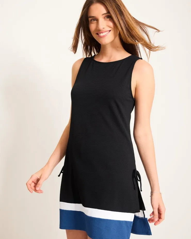 Tommy Bahama Island Cays Colorblock Beach Romper-Women Beach Coverups|Dresses