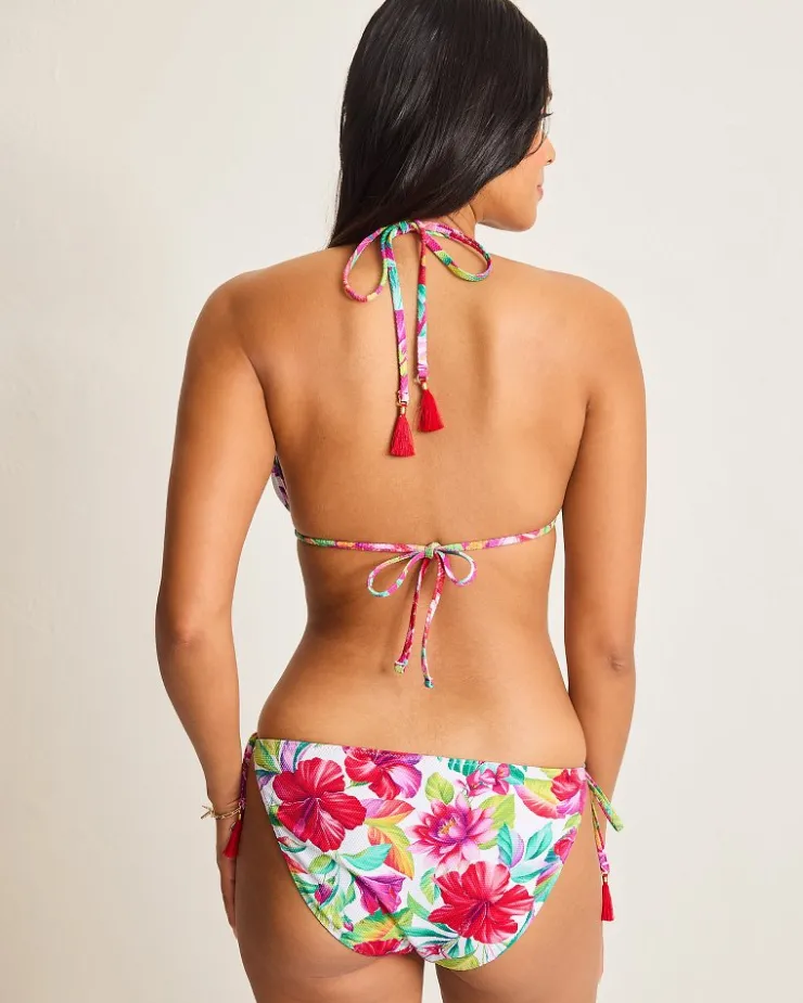Tommy Bahama Island Cays Fiesta Reversible Triangle Bikini Top-Women Bikini Tops